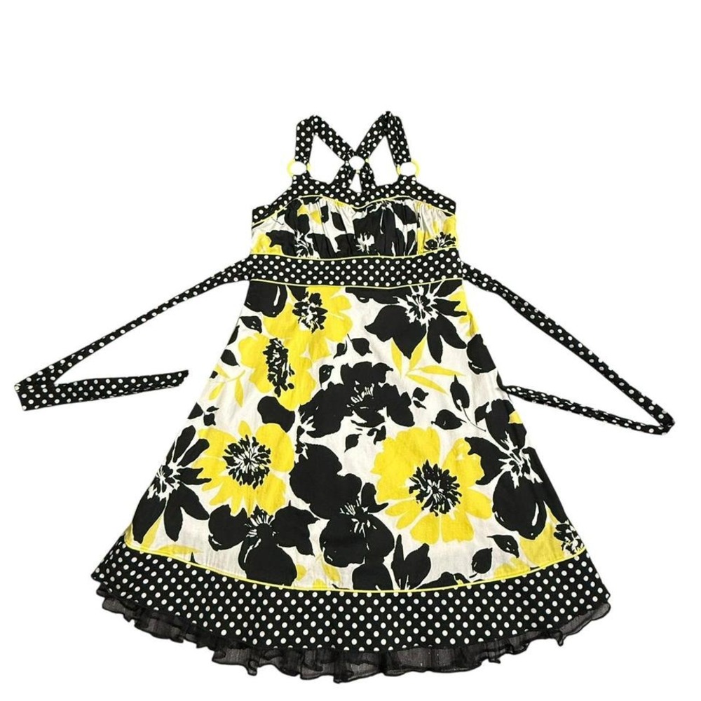 My Michelle floral crisscross back dress‎ size 16 girl
